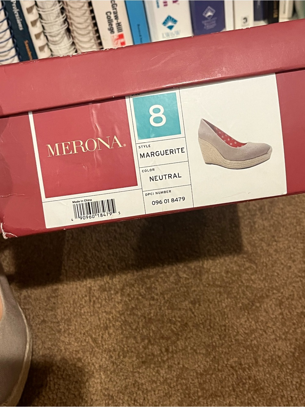 Merona Neutral Canvas Espadrille Wedge Pumps - Picture 5 of 5